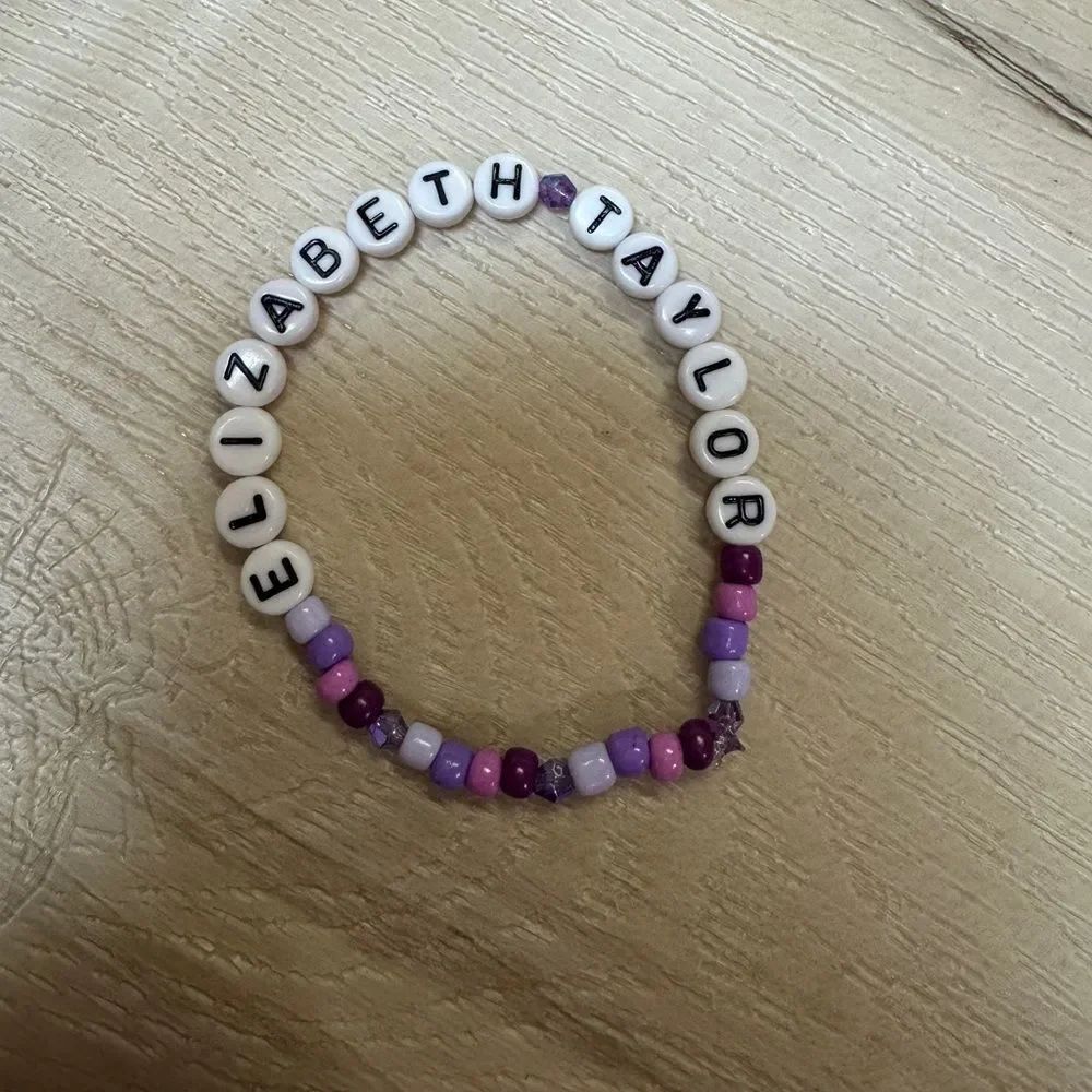 Taylor Swift Elizabeth Taylor Custom Friendship Bracelet
